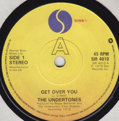 THE UNDERTONES - Get Over You