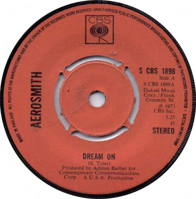 AEROSMITH - Dream On  / Somebody