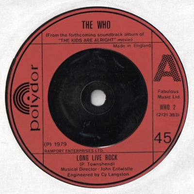 THE WHO - Long Live Rock