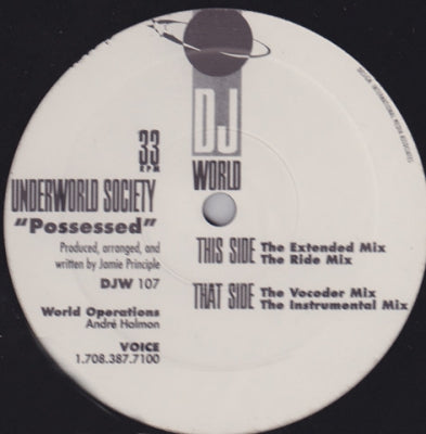 UNDERWORLD SOCIETY - Possessed