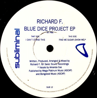 RICHARD F - The Blue Dice Project EP