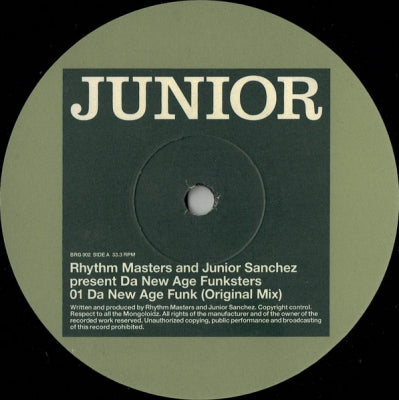 RHYTHM MASTERS AND JUNIOR SANCHEZ - Da New Age Funksters