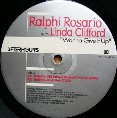 RALPHI ROSARIO WITH LINDA CLIFFORD - Wanna Give It Up