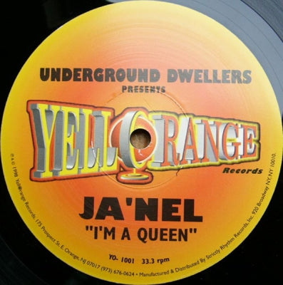 UNDERGROUND DWELLERS PRESENTS JA'NEL - I'm A Queen
