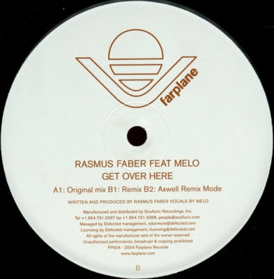 RASMUS FABER - Get Over Here