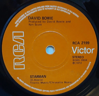 DAVID BOWIE - Starman / Suffragette City