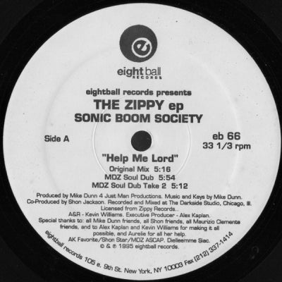 SONIC BOOM SOCIETY - The Zippy EP