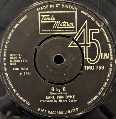 EARL VAN DYKE - 6 By 6 / All For You