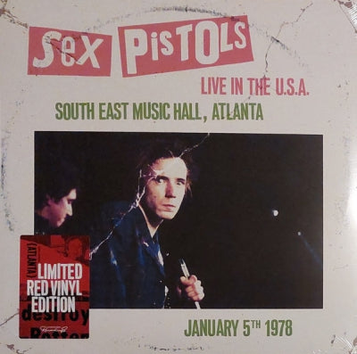 SEX PISTOLS - Live At The South East Music Hall, Atlanta, U.S.A. 1978