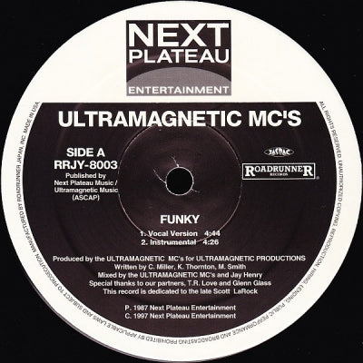 ULTRA MAGNETIC MC'S - Funky / Mentally Mad