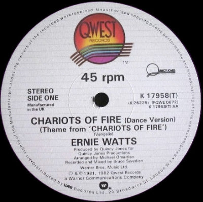 ERNIE WATTS - Chariots Of Fire