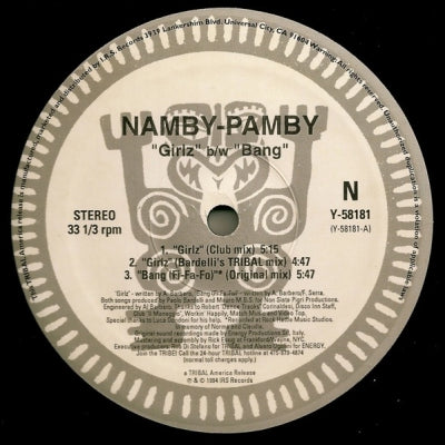 NAMBY-PAMBY - Girlz / Bang