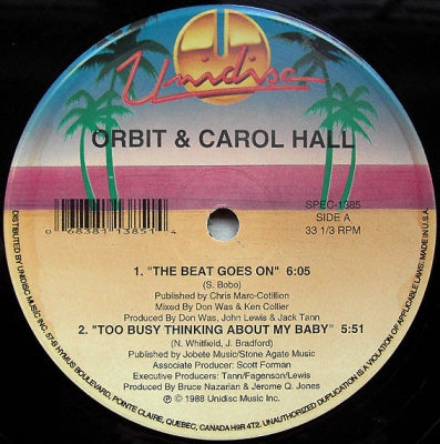 ORBIT / EMPIRE / FELIX & JARVIS - The Beat Goes On / Too Busy Thinking About My Baby / Freakman / Flamethrower Rap