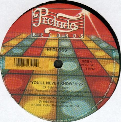 HI-GLOSS / EMPRESS - You'll Never Know / Dyin' To Be Dancin'
