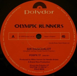OLYMPIC RUNNERS - Sir Dancealot