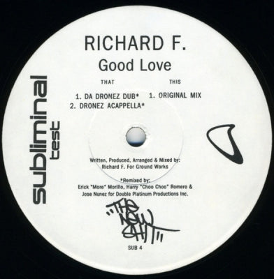 RICHARD F - Good Love