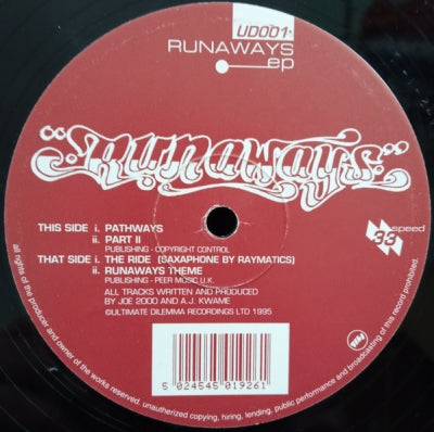 RUNAWAYS - Runaways EP