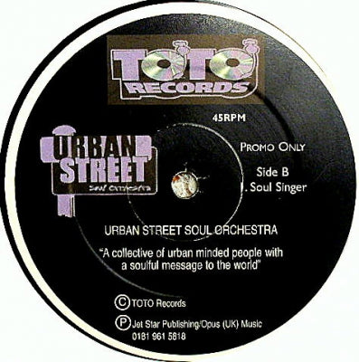 URBAN STREET SOUL ORCHESTRA - Slice Of Life / Soul Singer