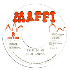 SOLO BANTON - Talk To Me / Version.