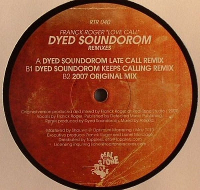 FRANCK ROGER - Love Call (Remixes)