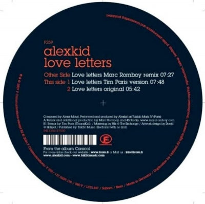 ALEXKID - Love Letters