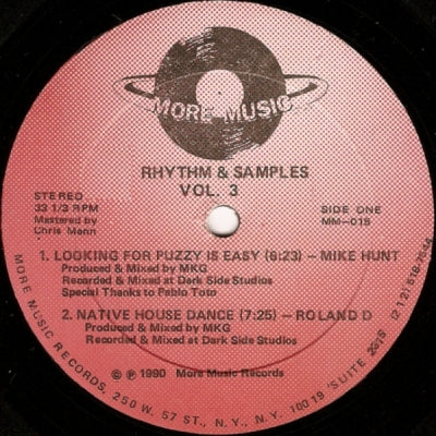MICHAEL "KIDD" GOMEZ - Rhythm & Samples Vol. 3 - The Underworld Of House E.P.
