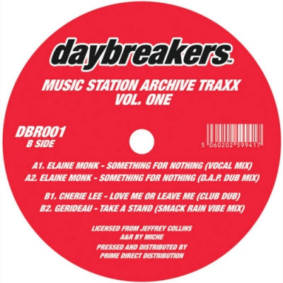 ELAINE MONK / CHERIE LEE / GERIDEAU - Music Station Archive Traxx vol. 1