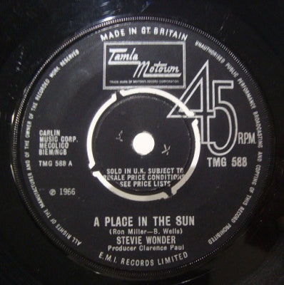 STEVIE WONDER - A Place In The Sun / Sylvia