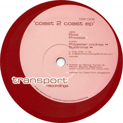 PATRICK TURNER & CASE - Coast 2 Coast EP