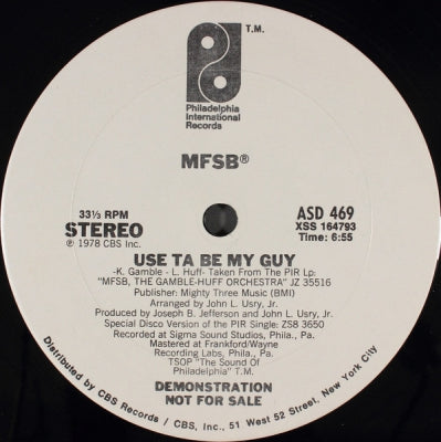 MFSB - Use Ta Be My Guy