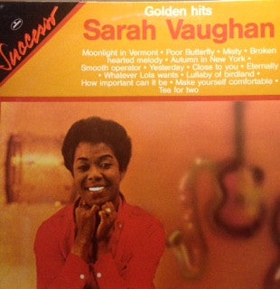 SARAH VAUGHAN - Golden Hits
