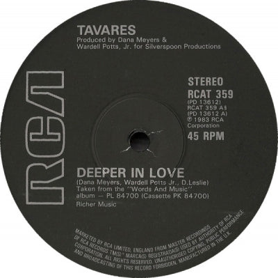 TAVARES - Deeper In Love