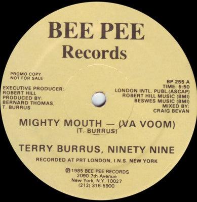TERRY BURRUS, NINETY NINE - Mighty Mouth - (Va Voom)