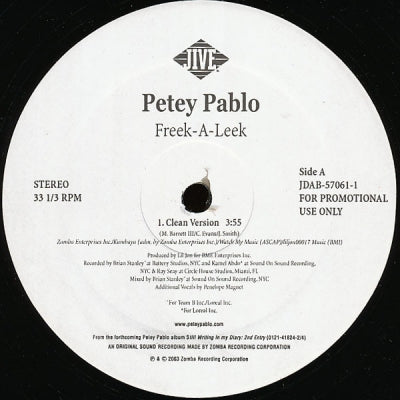 PETEY PABLO - Freek-A-Leek
