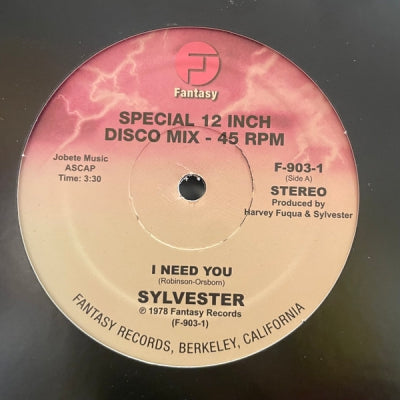 SYLVESTER - I Need You