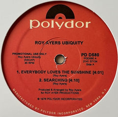 ROY AYERS UBIQUITY - Everybody Loves The Sunshine