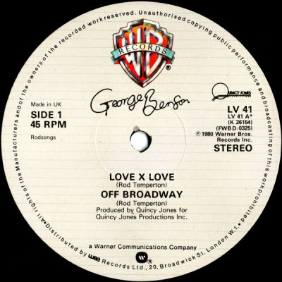 GEORGE BENSON - Love X Love