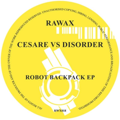 CESARE VS. DISORDER - Robot Backpack EP