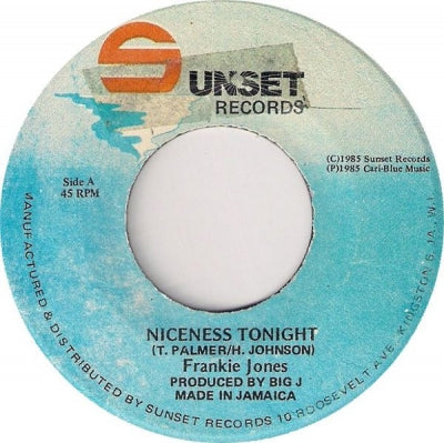 FRANKIE JONES - Niceness Tonight