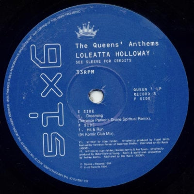 LOLEATTA HOLLOWAY - Dreaming / Hit and Run - The Queens' Anthems (Part 3)