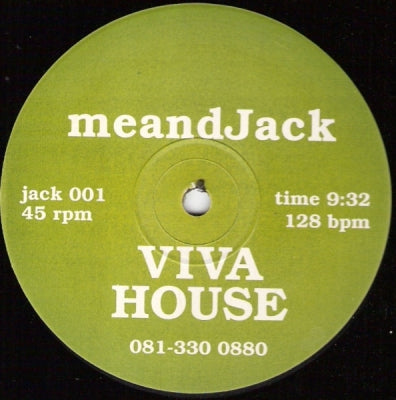 MEANDJACK - Viva House