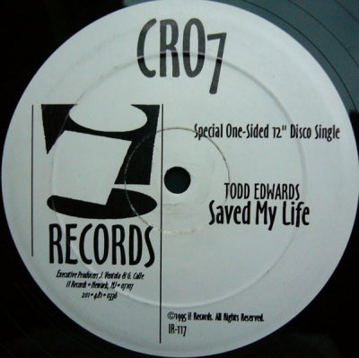 TODD EDWARDS - Saved My Life