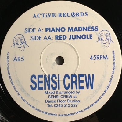 SENSI CREW - Piano Madness / Red Jungle