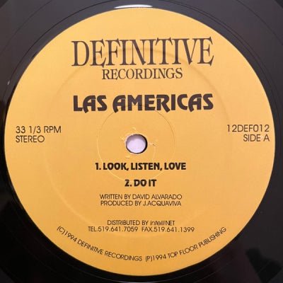 LAS AMERICAS - Look, Listen, Love / Do It