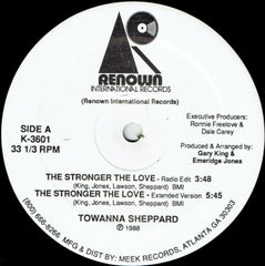 TOWANNA SHEPPARD - The Stronger The Love
