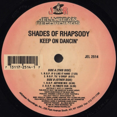 SHADES OF RHAPSODY - Keep On Dancin'