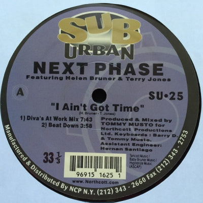 NEXT PHASE FEATURING HELEN BRUNER & TERRY JONES - I Ain't Got Time