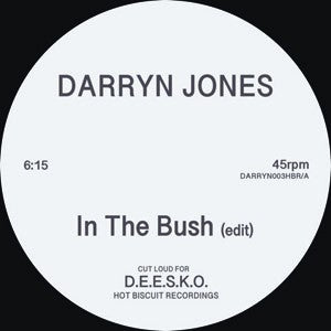 DARRYN JONES - In The Bush / Now I Know