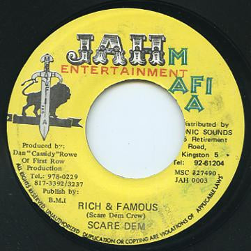 SCARE DEM - Rich & Famous / Famous Version