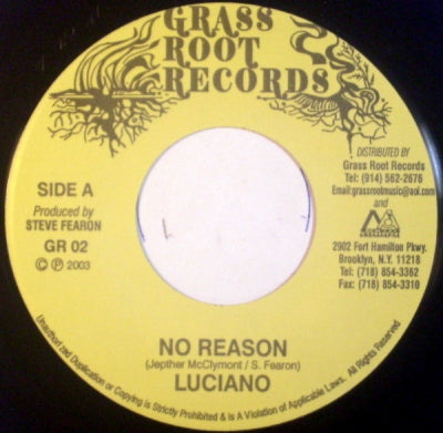 LUCIANO / MEDDZ - No Reason / Grass Root